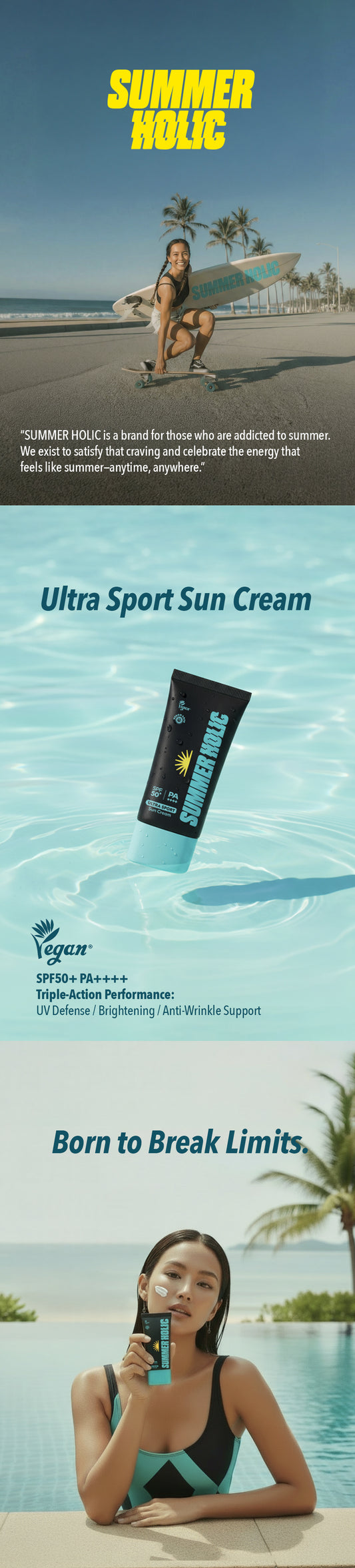 SUMMERHOLIC Ultra Sport Sun Cream 50ml