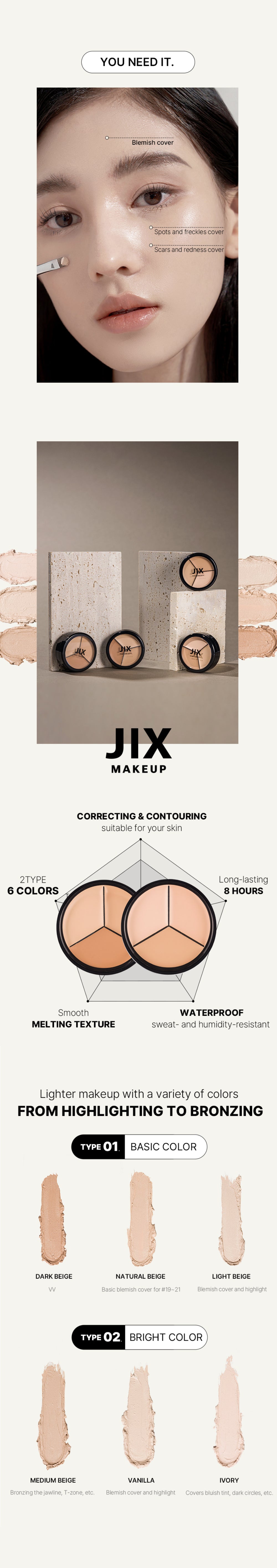 JIX TRIPLE CONCEALER