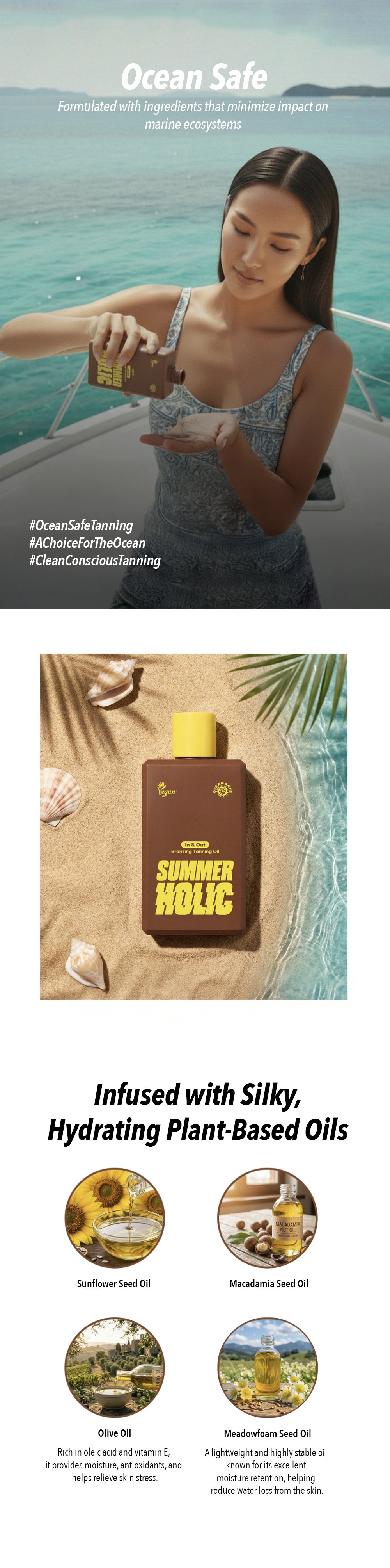 SUMMERHOLIC In & Out Bronzing Tanning Oil