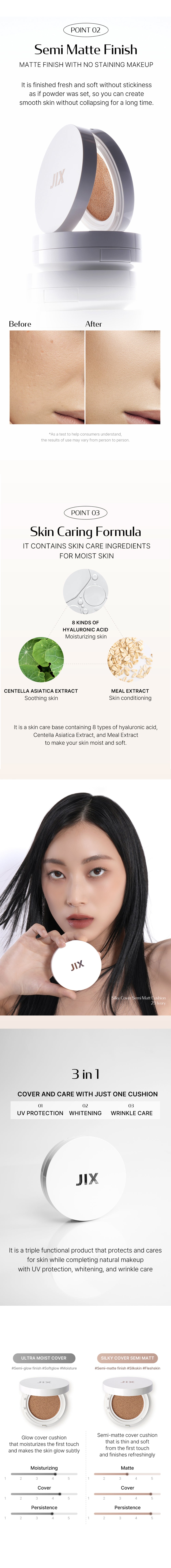 JIX SILKY COVER SEMI MATT COVER CUSHION