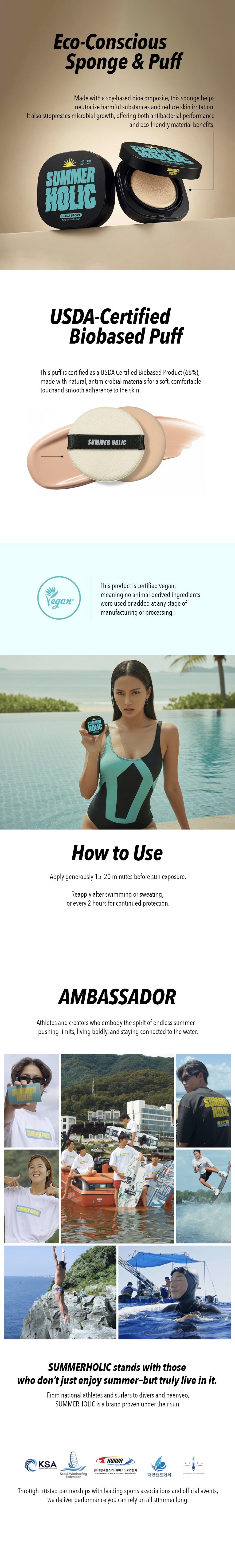 SUMMERHOLIC Ultra Sport Tone-Up Sun Cushion
