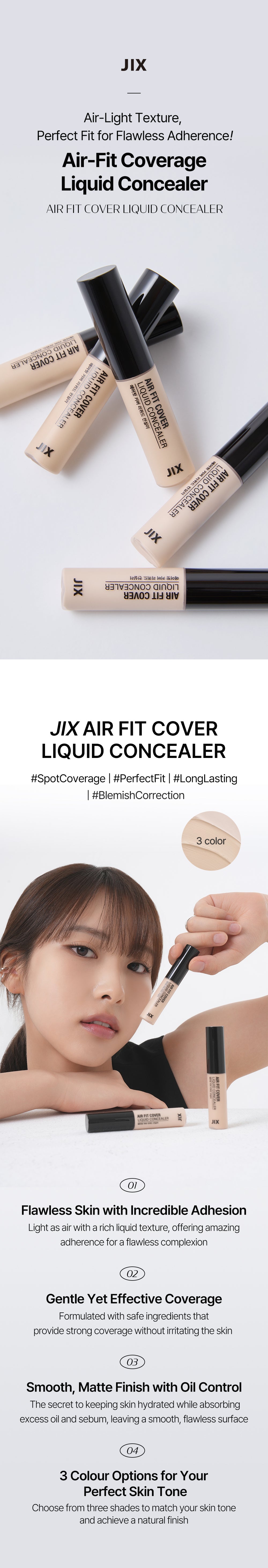 JIX Air Fit Cover Liquid Concealer 6g
