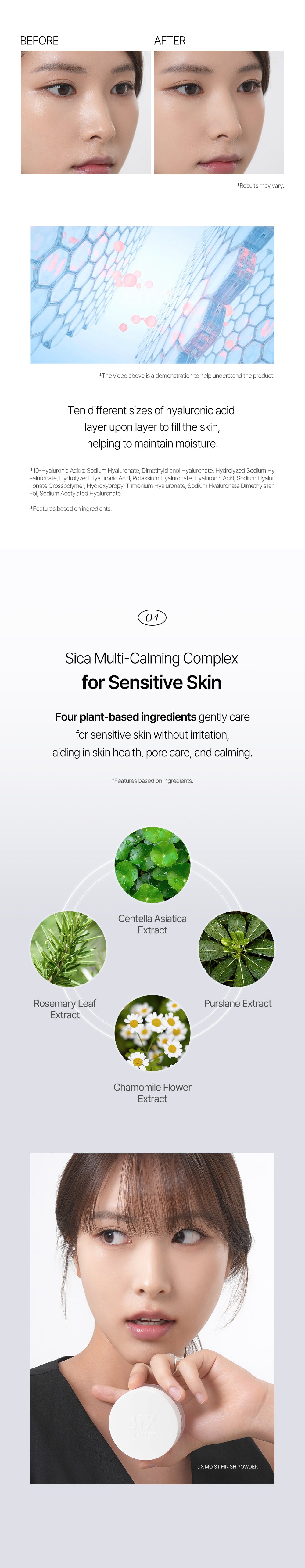 JIX Moist Finish Powder