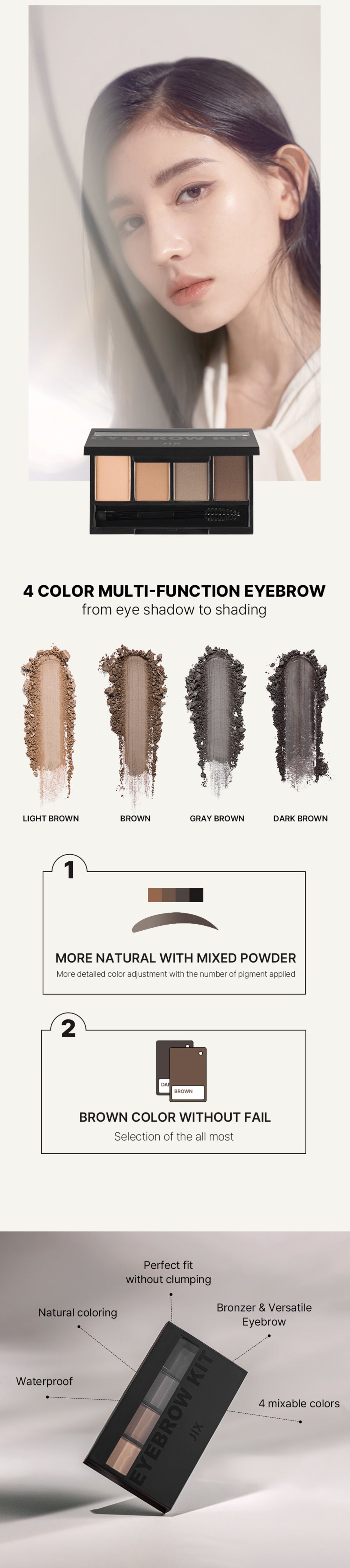 JIX 4Color Eyebrow kit